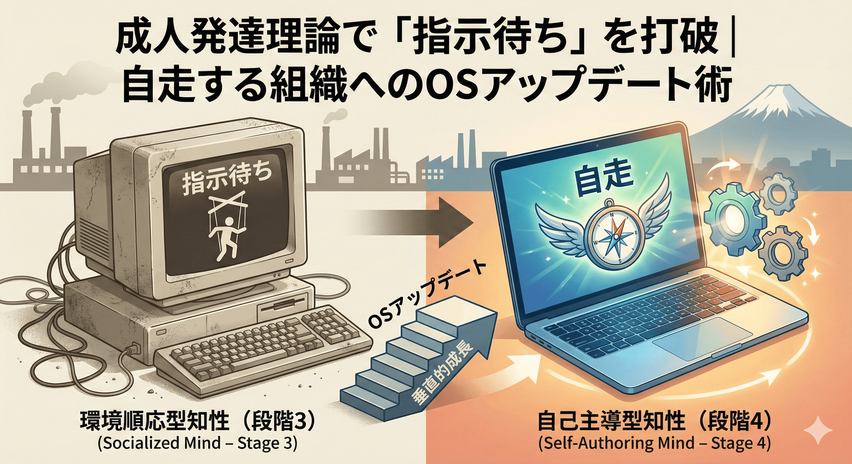 成人発達理論で「指示待ち」を打破